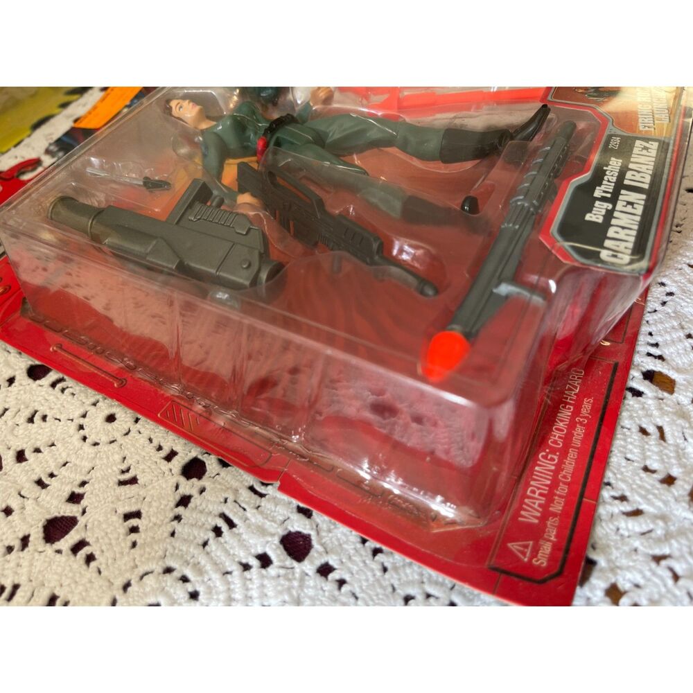 VINTAGE 1997 GALOOB STARSHIP TROOPERS CARMEN IBANEZ ACTION FIGURE Bug Thrasher! - Picture 5 of 9